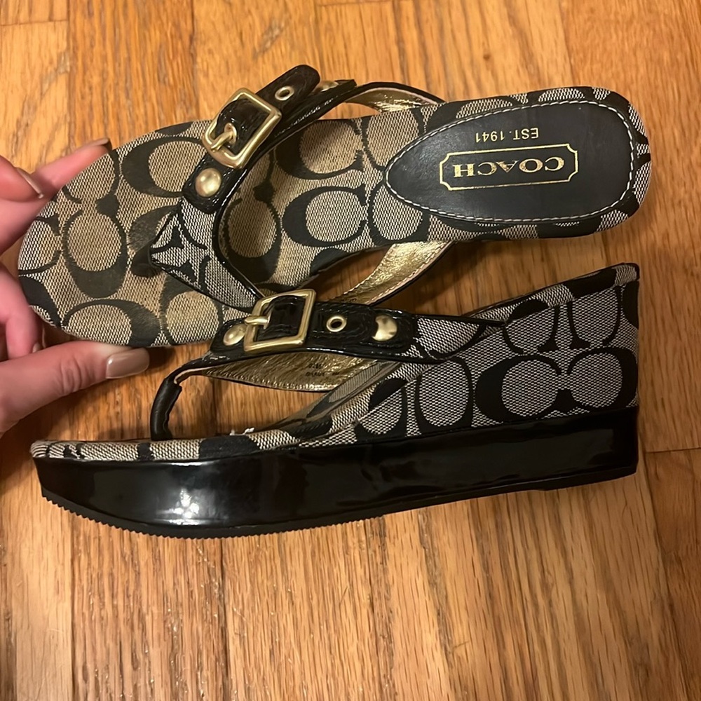 Coach wedges
